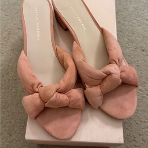 Loeffler Randall Blush Knotted Mules
